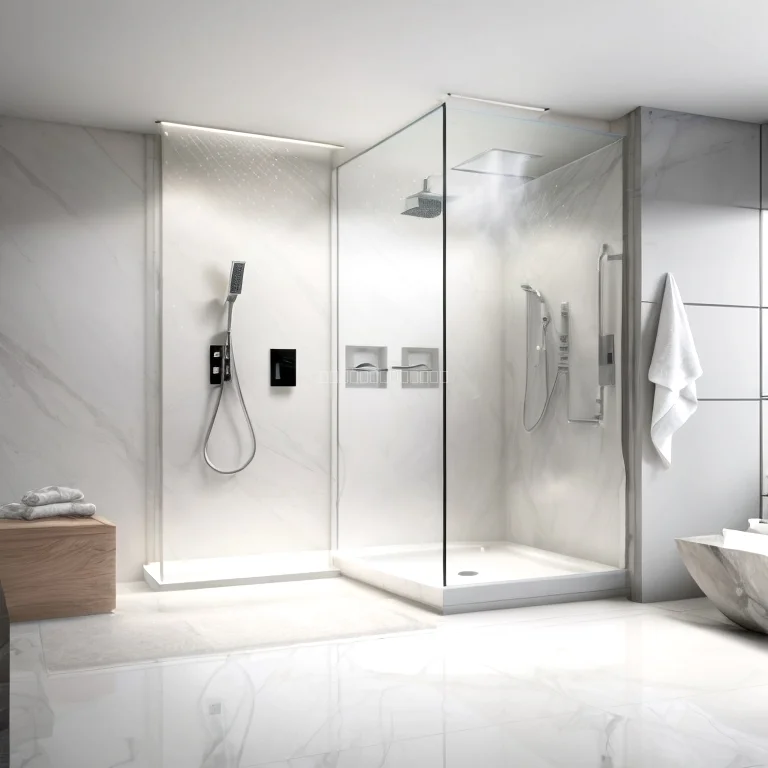 Smart-Duschkopf mit digitalen Temperatureinstellungen